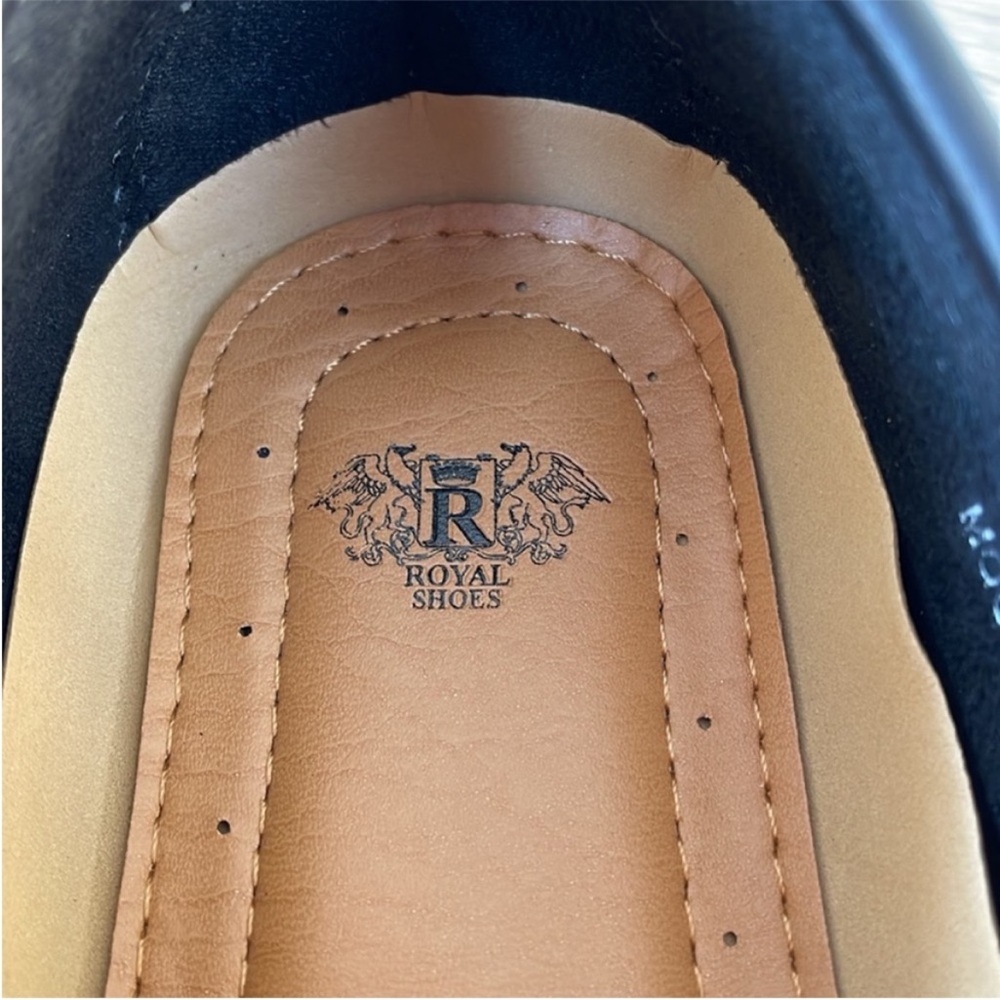 Royal Mens Driver Shoes Black Size 9 (Brand New) - Picture 10 of 11